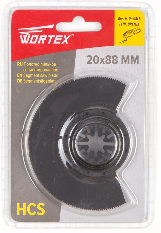 Полотно пильное 20х88 мм сегментированное WORTEX (SMS2088W2018) - Фото 2