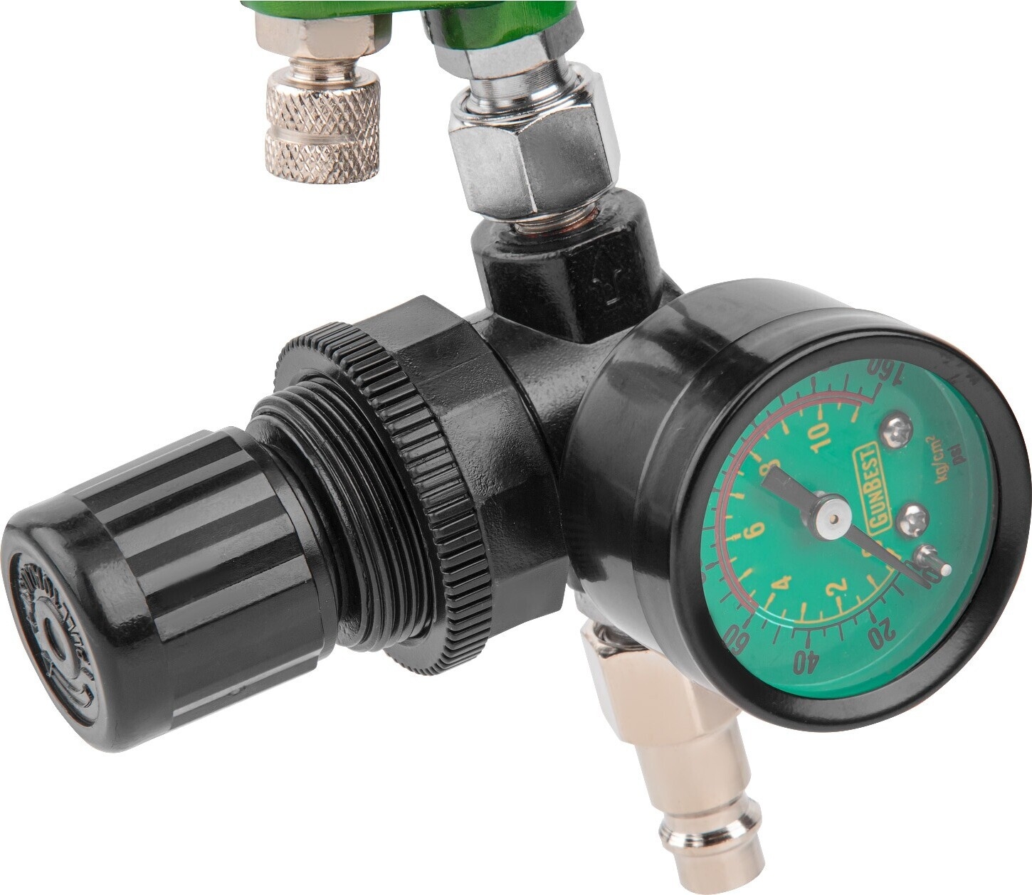 Краскопульт пневматический ECO SG-9500 с манометром (EC1536-01) - Фото 9