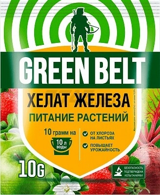 Удобрение органическое GREEN BELT Хелат железа 10 г (04-507)