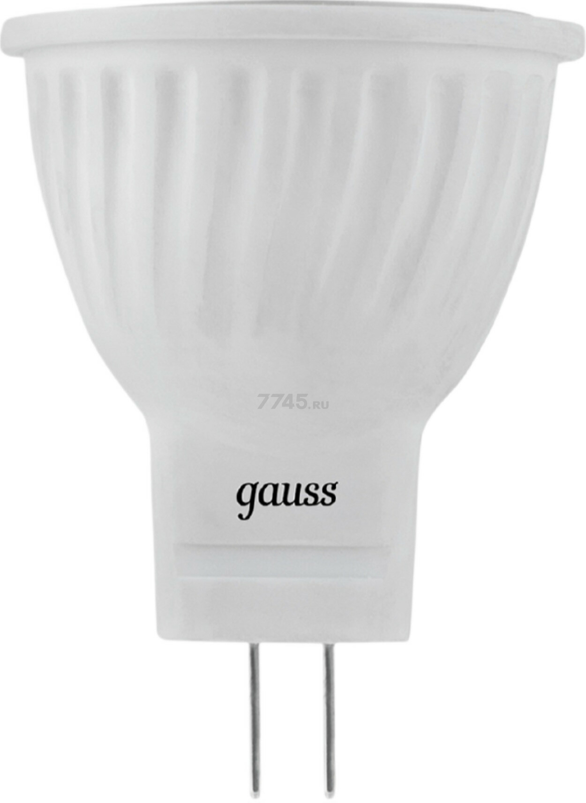 Лампа светодиодная GU4 GAUSS Black 3 Вт 6500К (132517303)