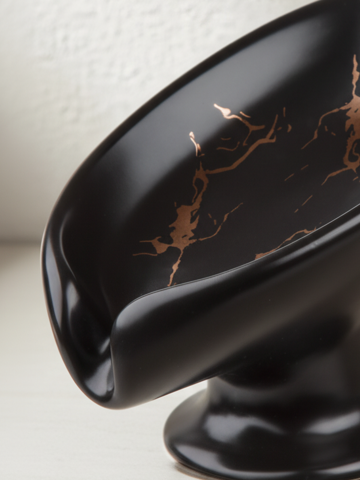 Мыльница PERFECTO LINEA Elegance  черная (35-113891) - Фото 2