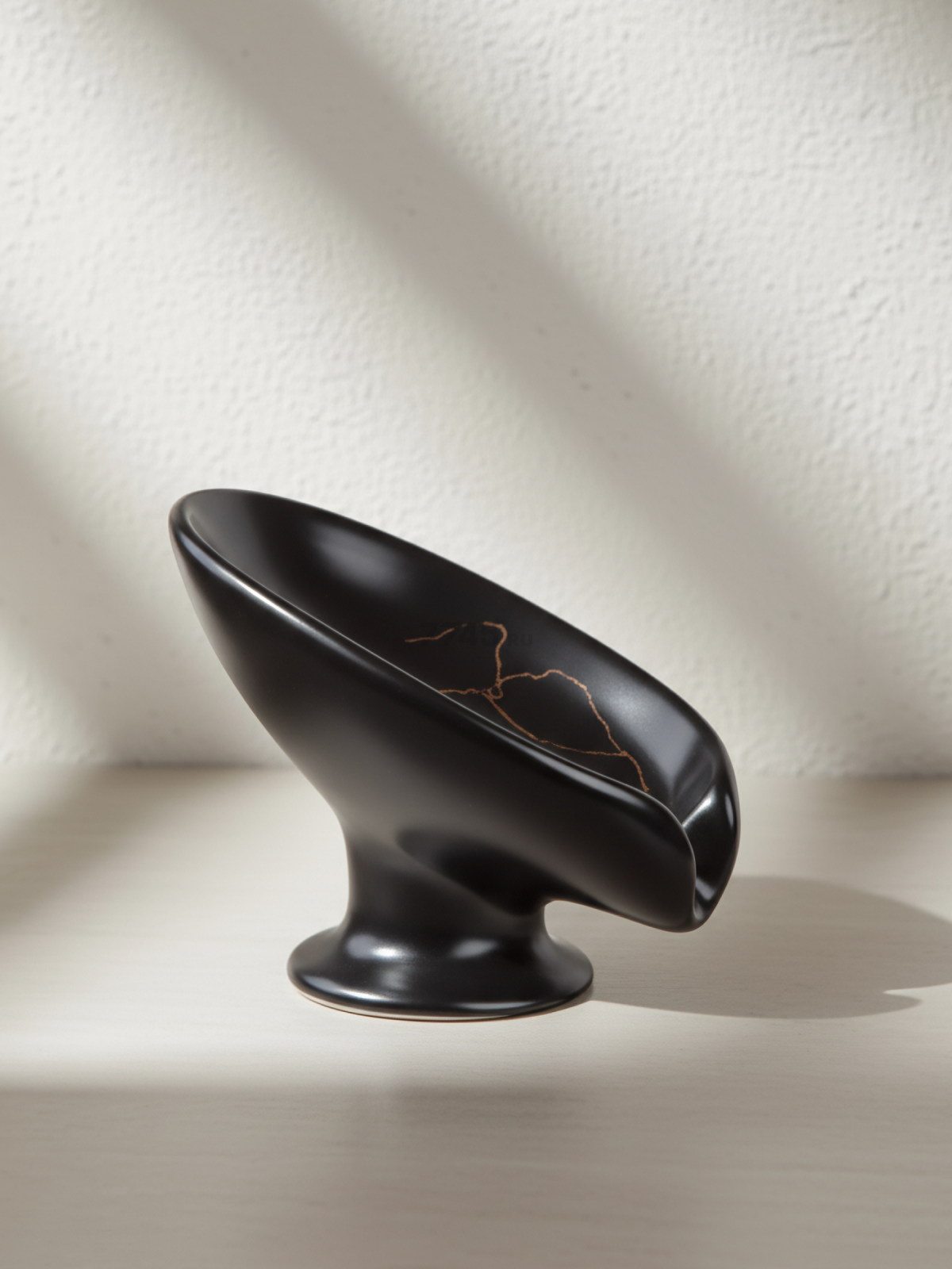 Мыльница PERFECTO LINEA Elegance  черная (35-113891) - Фото 3