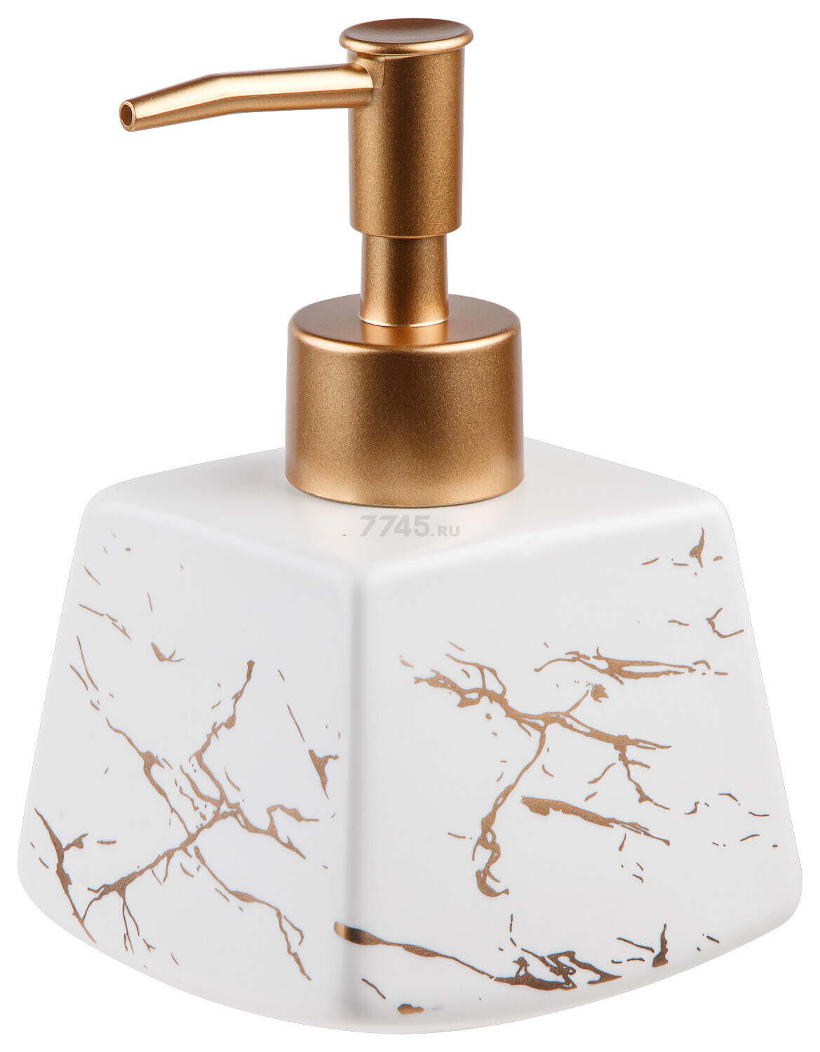 Дозатор для жидкого мыла PERFECTO LINEA Elegance белый (35-185132) - Фото 8