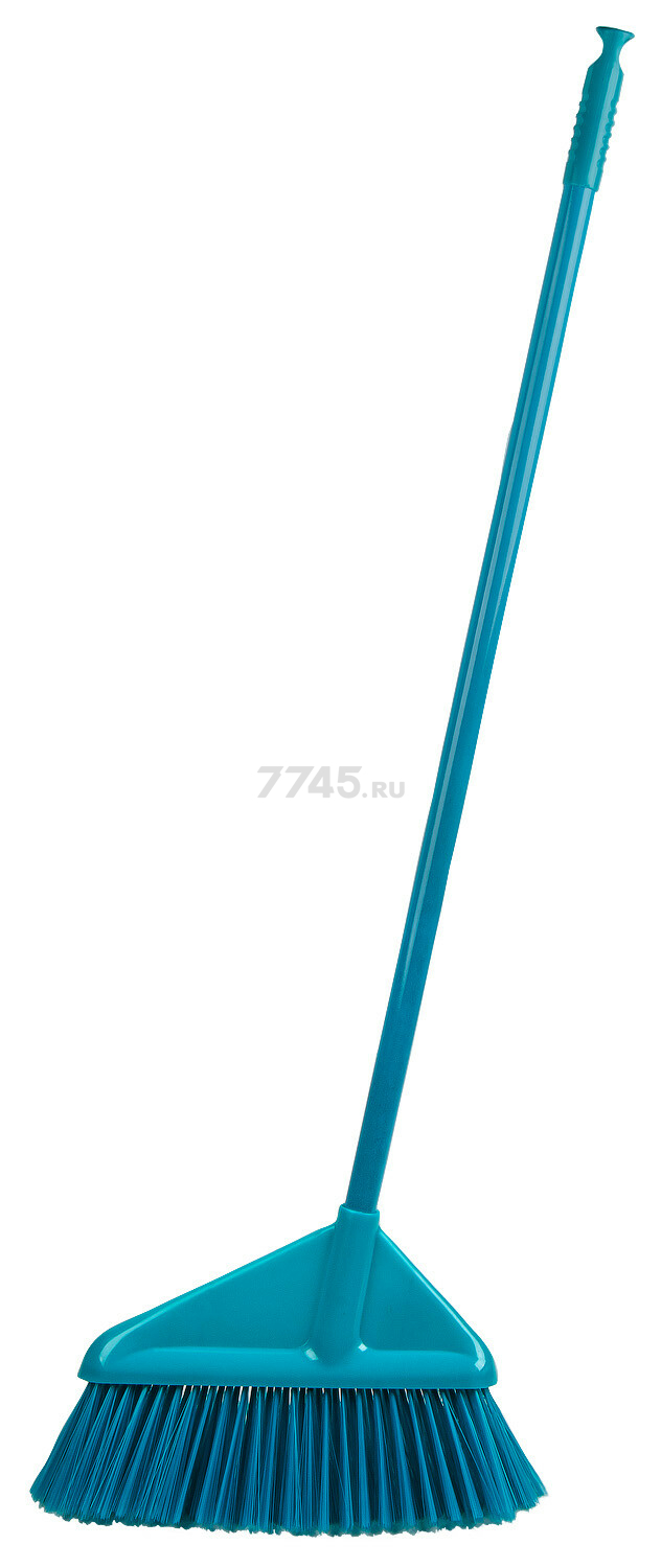 Метла PERFECTO LINEA Solid голубая (43-205100)