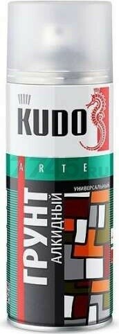 Грунт аэрозольный KUDO универсальный красно-коричневая 520 мл (2002)