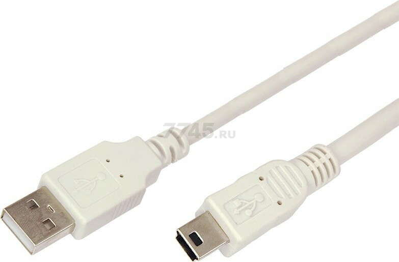 Кабель REXANT miniUSB - USB A 3 м серый (18-1136)