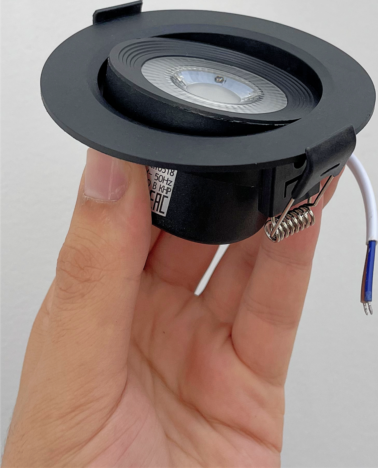 Точечный светильник светодиодный 5 Вт 4000K TRUENERGY Spot круг черный (10518) - Фото 4