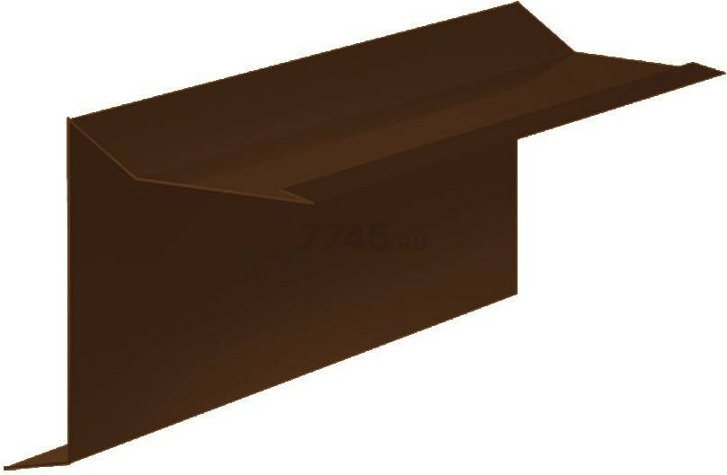 Планка фронтонная ONDULINE S5 коричневый (150951)