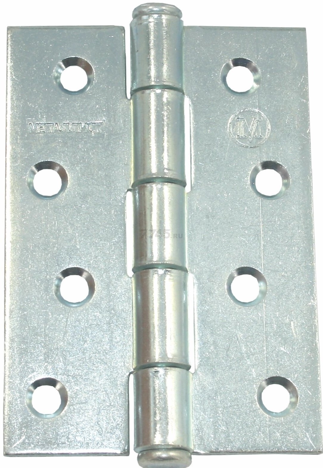 Петля дверная универсальная 100х70 мм STARFIX белый цинк 50 штук (SMP-65887-50)