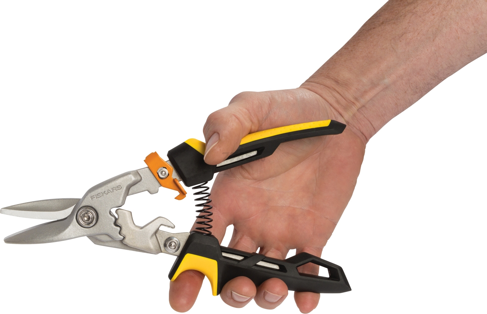 Ножницы по металлу прямые 252 мм FISKARS PowerGear (1027207) - Фото 5