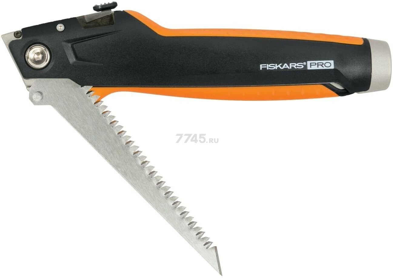 Нож строительный выдвижной для гипсокартона FISKARS CarbonMax (1027226) - Фото 3