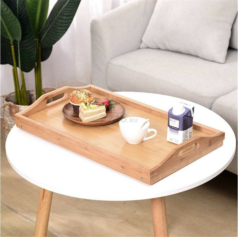 Поднос бамбуковый 46х31 см PERFECTO LINEA Bamboo (38-463106) - Фото 3