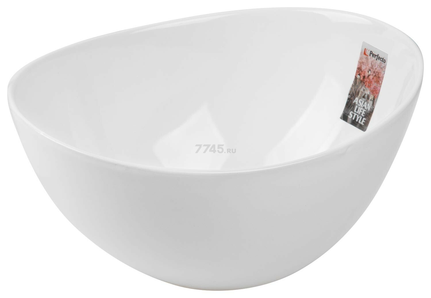 Салатник керамический 20,5х17,5 см PERFECTO LINEA Asian белый (17-121796)