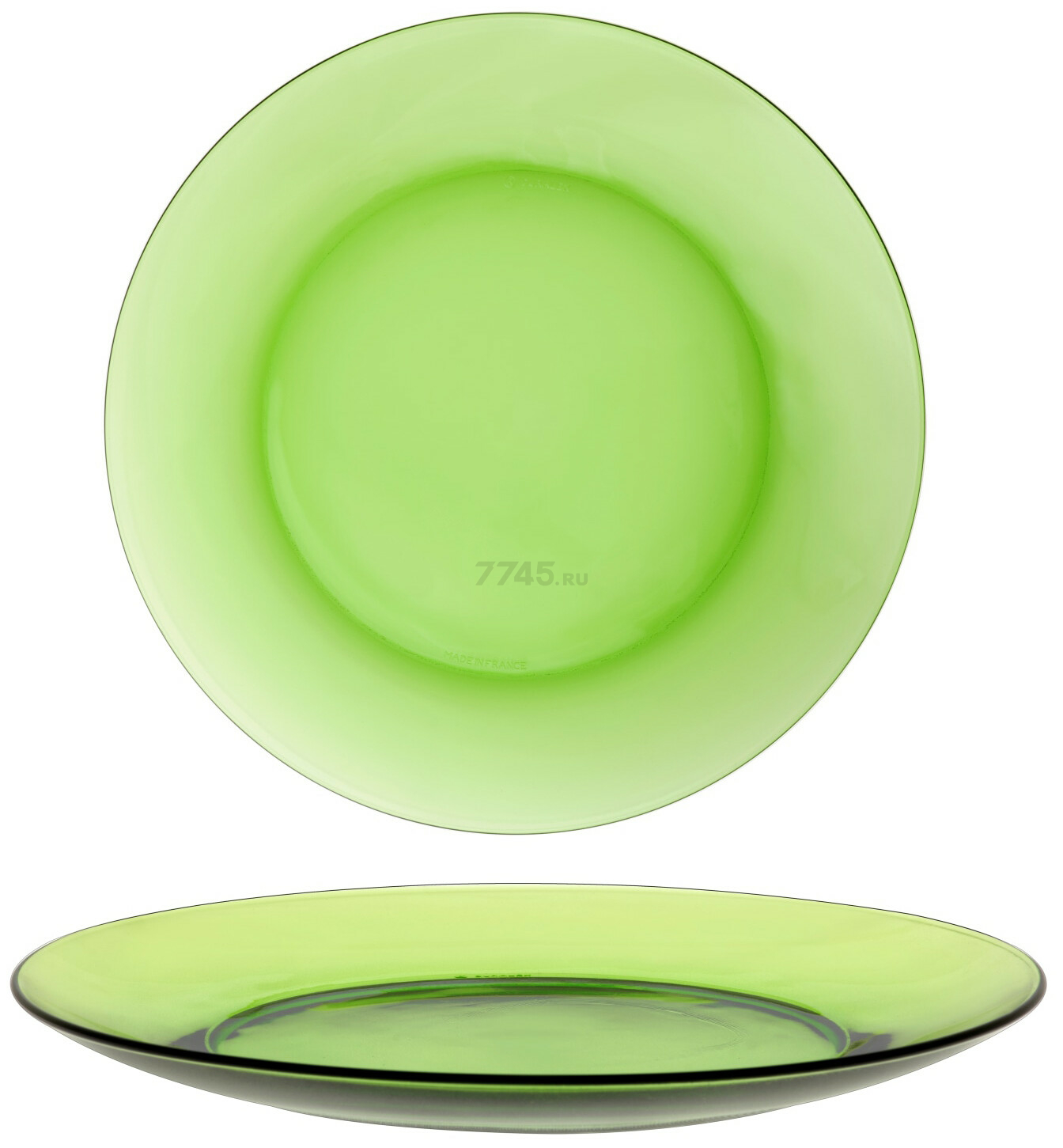 Тарелка стеклянная обеденная DURALEX Lys Green (3006GF06A1111) - Фото 3