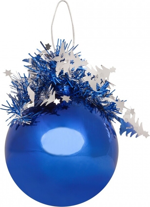 Набор елочных игрушек МОРОЗКО Сюрприз синий глянец 7,5 см 8 штук (ТН75053)