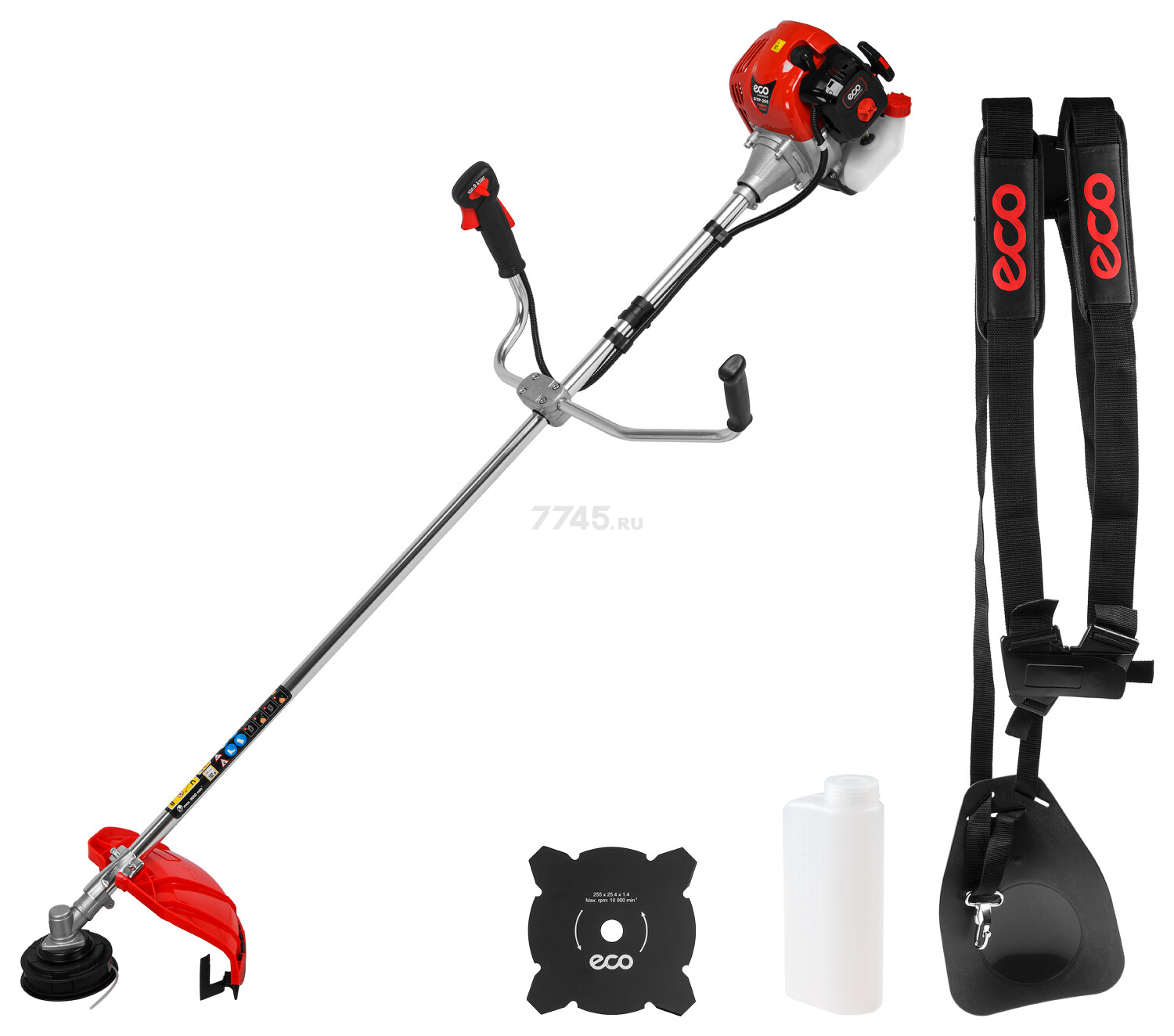 Бензиновый триммер (Мотокоса) ECO GTP-255 Power Plus (EC1551-5)