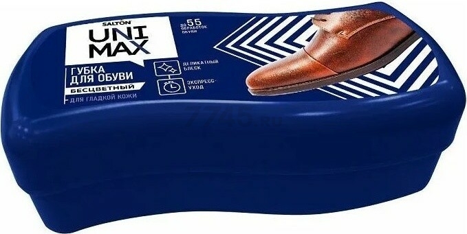 Губка для обуви из гладкой кожи SALTON Unimax бесцветный (100904)