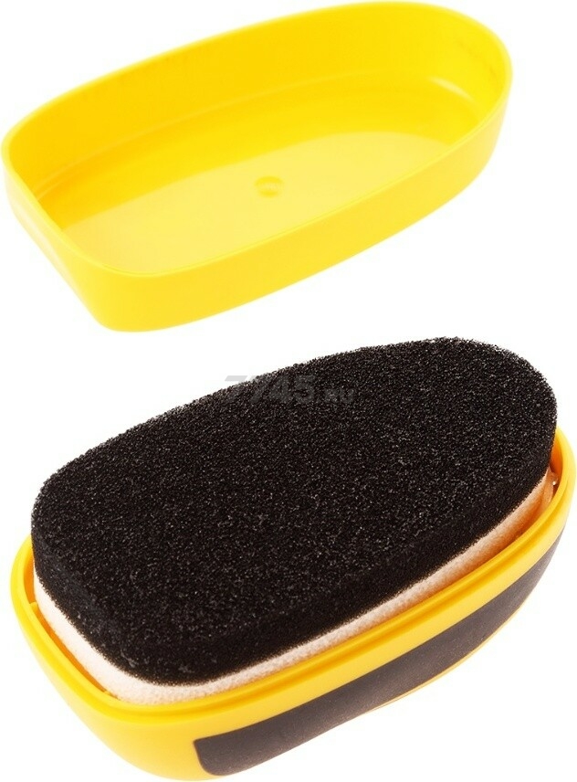 Губка для обуви из гладкой кожи SALTON с дозатором черный (52/10) - Фото 3