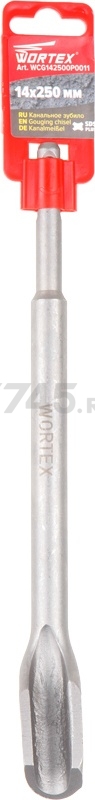 Зубило канальное SDS-plus 14х250 мм WORTEX (WCG142500P0011)