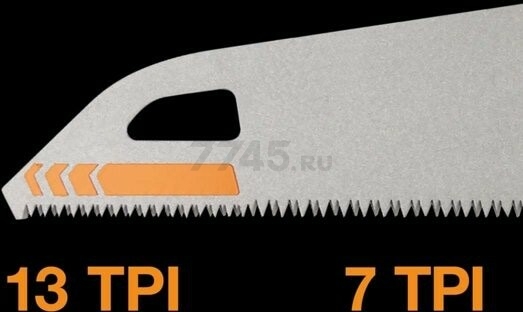 Ножовка по дереву 550 мм FISKARS PowerTooth (1062916) - Фото 3