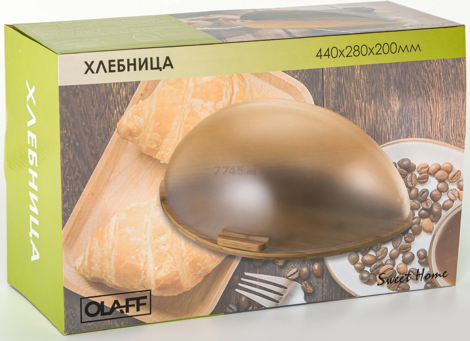 Хлебница OLAFF 44х20х28 см (184-18004) - Фото 4