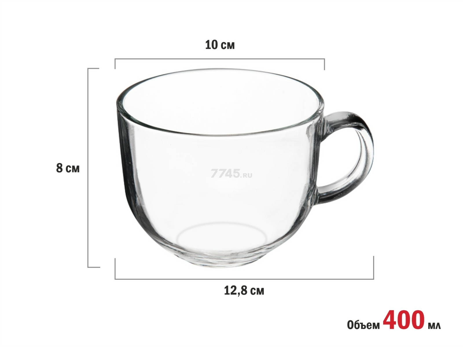 Супница стеклянная PERFECTO LINEA 400 мл Clear (30-450200) - Фото 2
