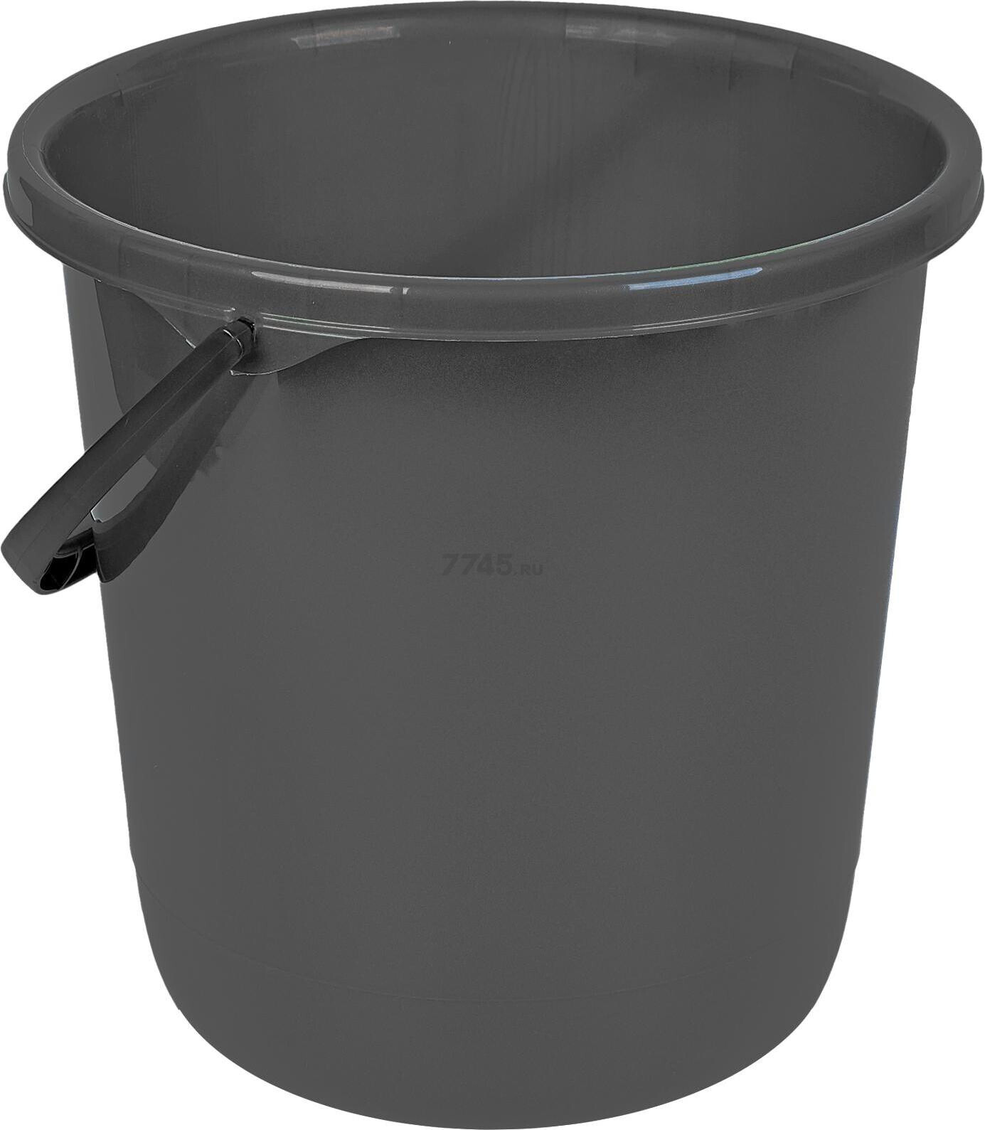 Ведро хозяйственное SPIN&CLEAN Green Republic 12 л дым (SC110210026)