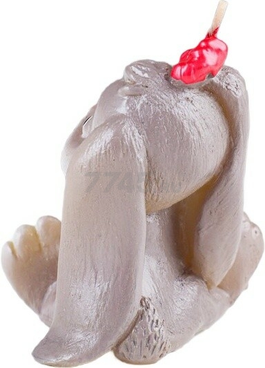 Свеча Кролик с конфетой 7,5х6 см (9083769) - Фото 4