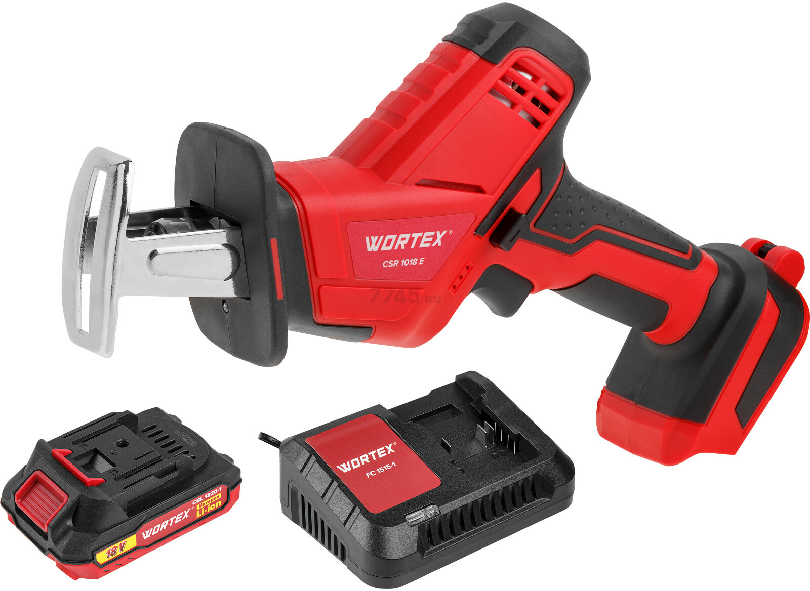 Пила сабельная аккумуляторная WORTEX CSR 1018 E XLT SET (0329278)
