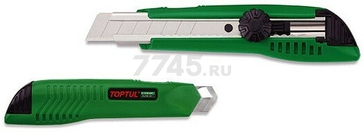 Нож канцелярский выдвижной 18 мм TOPTUL (SCAD1817)
