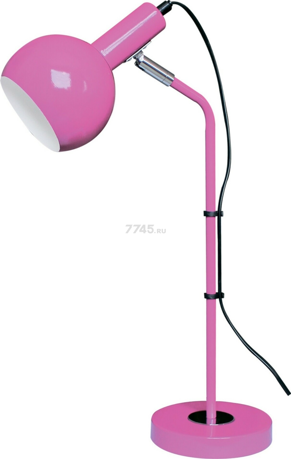 Лампа настольная 60 Вт Е14 UNIEL UML-B702 розовый (UL-00010160)
