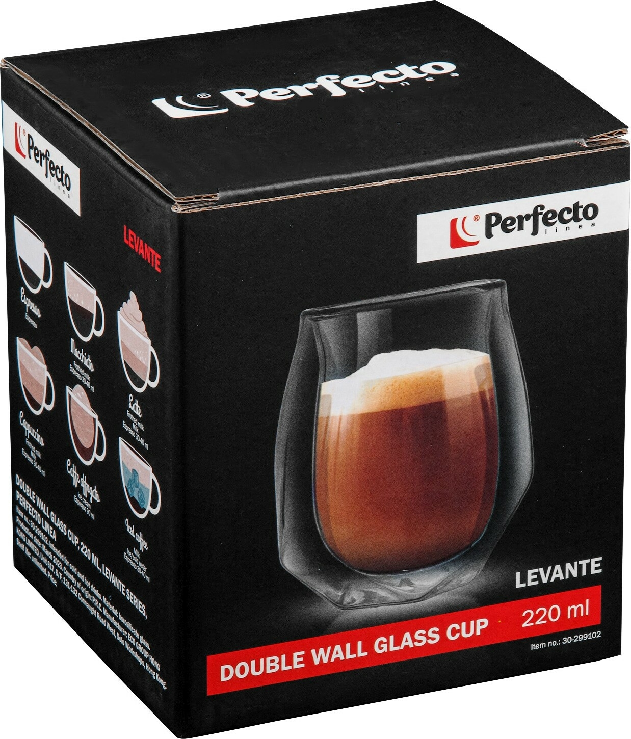 Стакан стеклянный PERFECTO LINEA Levante с двойными стенками 220 мл (30-299102) - Фото 2