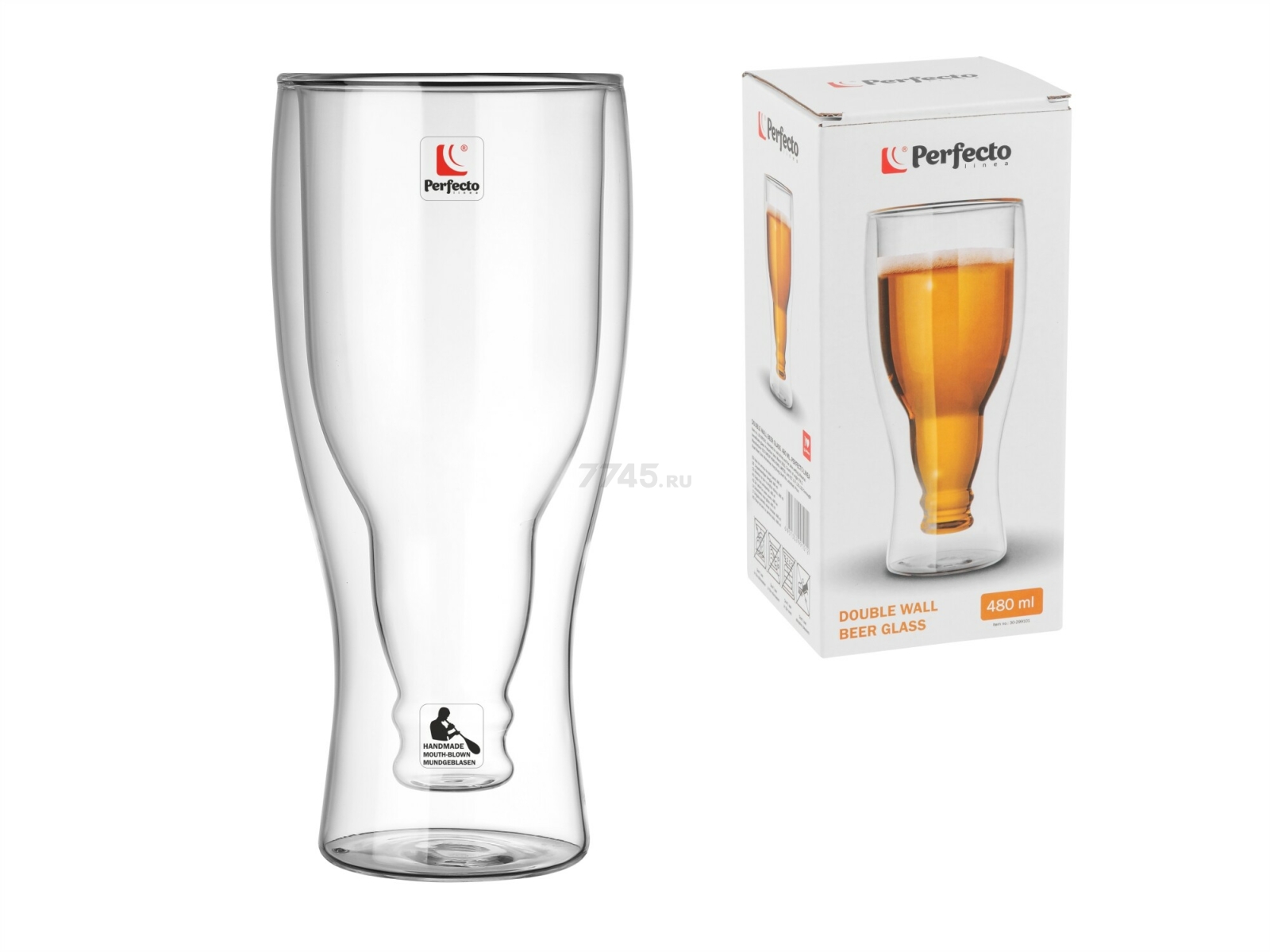 Бокал для пива PERFECTO LINEA с двойными стенками 480 мл (30-299101)