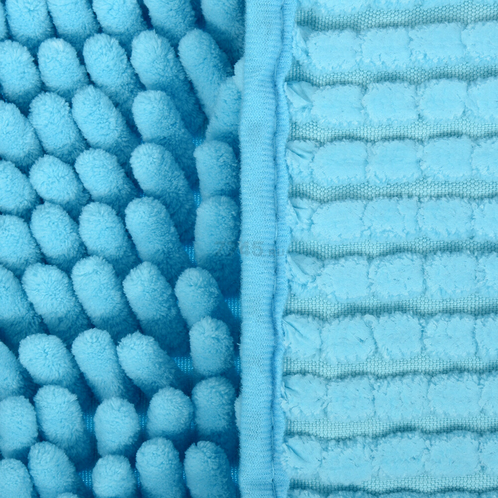 Коврик для ванной комнаты 50x80 см VORTEX SPA comfort голубой (24139) - Фото 5