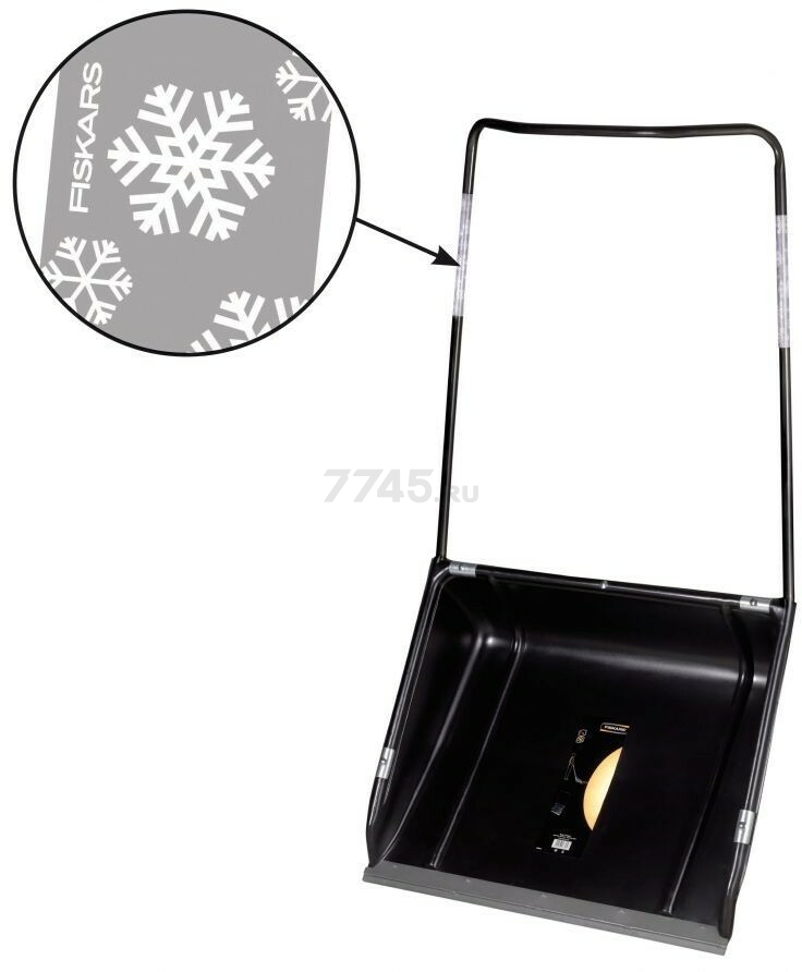 Движок для снега 780х1490 мм FISKARS Professional (1001631) - Фото 2