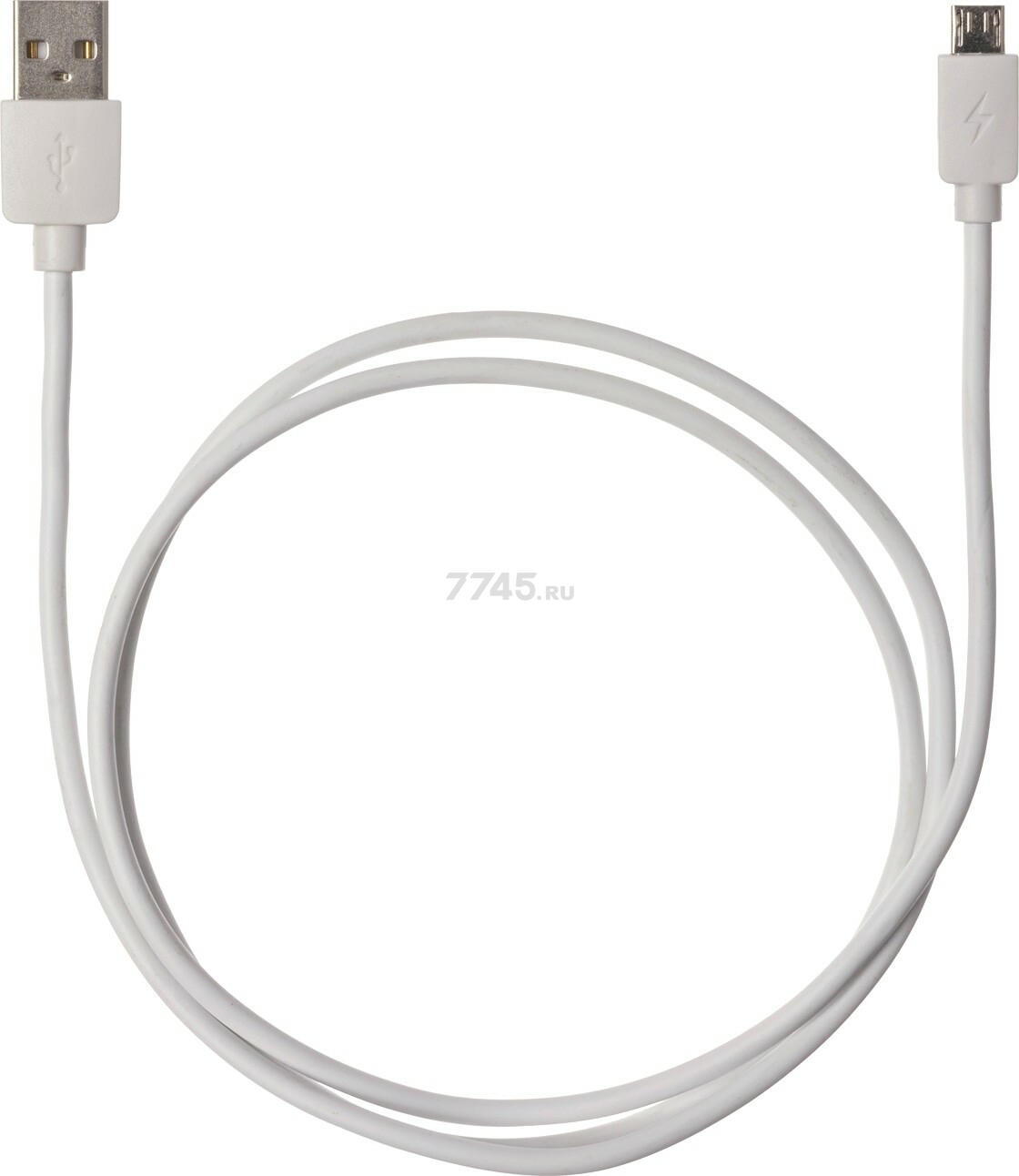 Кабель TDM ДК 4 USB-A - micro USB 1 м белый (SQ1810-0304) - Фото 3