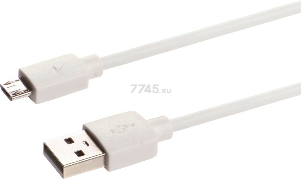 Кабель TDM ДК 4 USB-A - micro USB 1 м белый (SQ1810-0304) - Фото 2