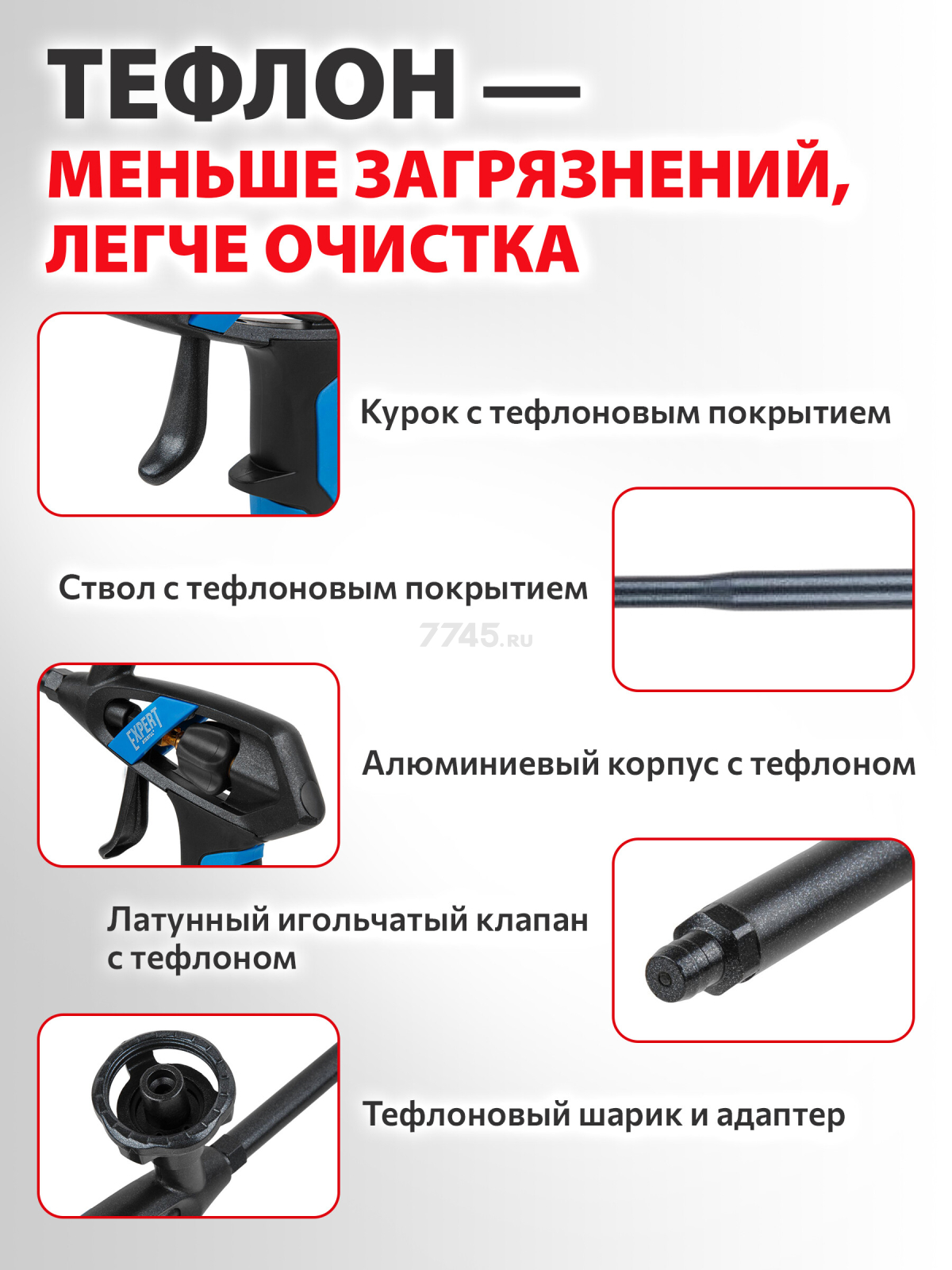 Пистолет для монтажной пены STARTUL MASTER (ST4056) - Фото 3