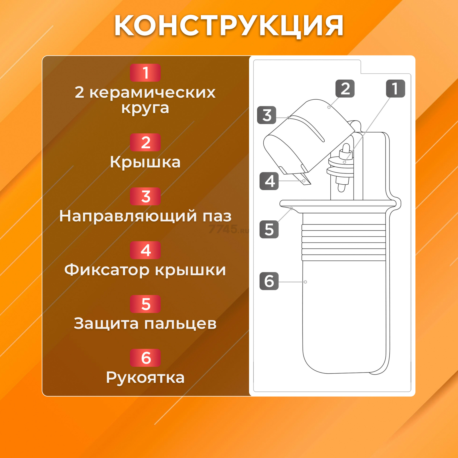 Точилка для ножей FISKARS Essential (1065598) - Фото 3