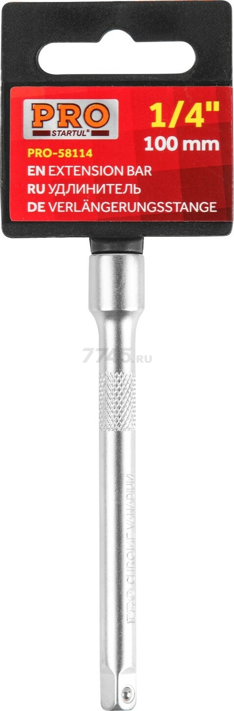 Удлинитель 1/4" 100 мм PRO STARTUL (PRO-58114) - Фото 2