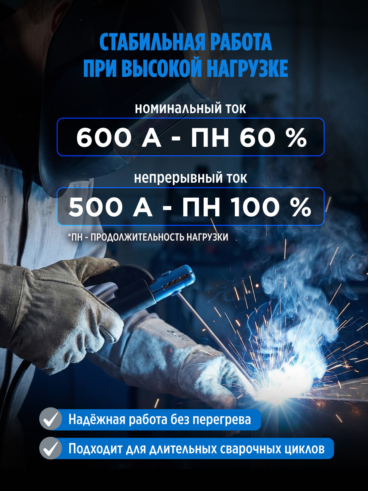 Электрододержатель SOLARIS H-600F (SL1567-3) - Фото 3