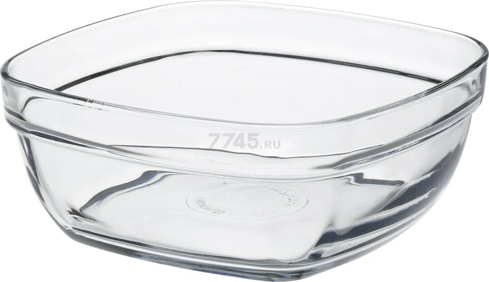 Салатник стеклянный квадратный DURALEX Lys 140 мм Carre Clear (2033AF06B4111)