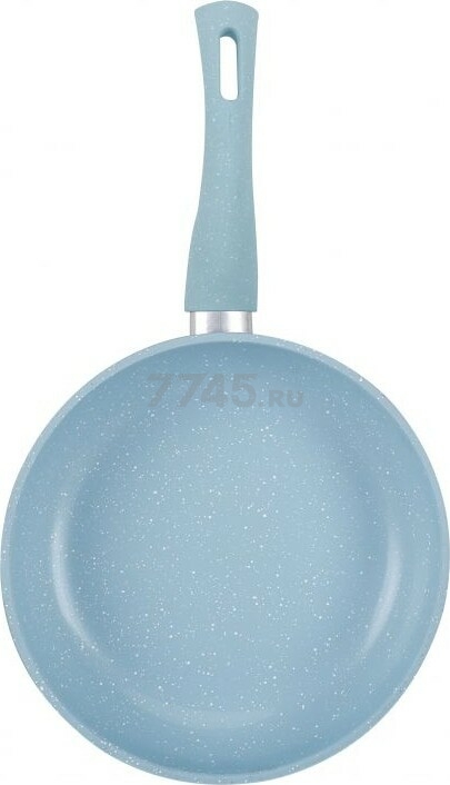 Сковорода алюминиевая 26 см PERFECTO LINEA Cook&Fun голубая (55-260220) - Фото 2