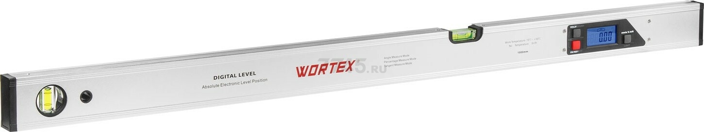 Уровень цифровой 1000 мм WORTEX DL 1000 (0323277) - Фото 3