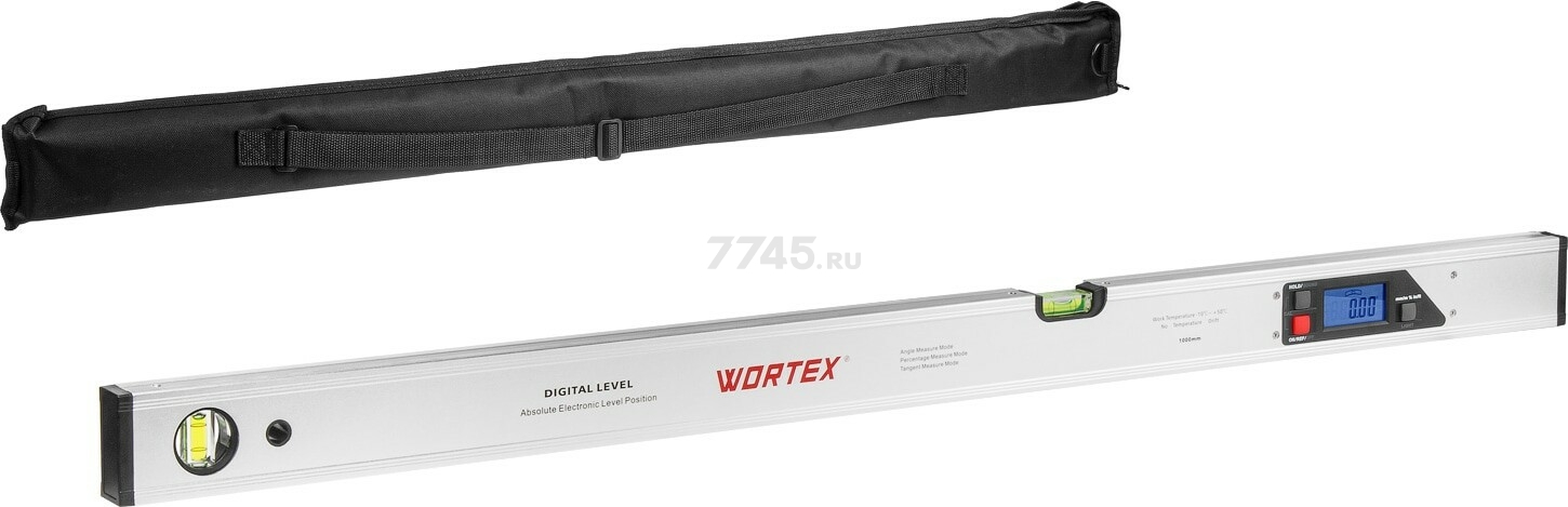 Уровень цифровой 1000 мм WORTEX DL 1000 (0323277)