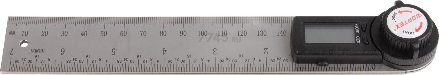 Угломер-линейка электронный WORTEX DAR 2000 (0323273) - Фото 2