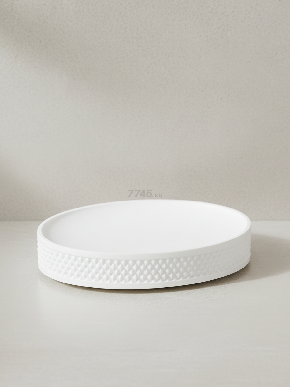 Мыльница PERFECTO LINEA Pure Serenity белая (35-710103) - Фото 4