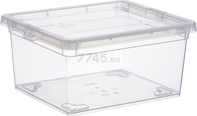Коробка для хранения вещей пластиковая 190x160x90 мм IDEA (М2350)