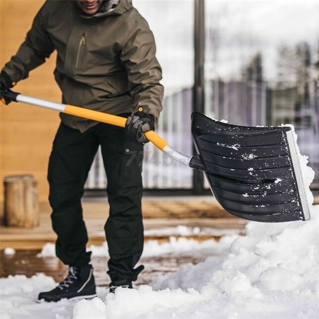 Лопата снеговая пластмассовая FISKARS X-serie (1057186) - Фото 4