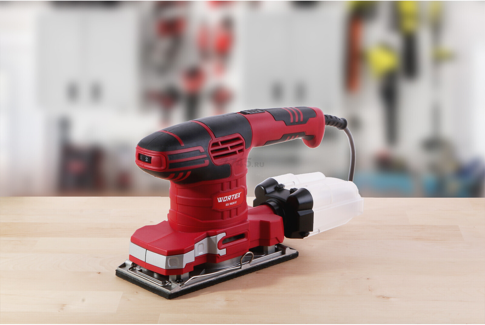 Шлифмашина плоская (виброшлифмашина) WORTEX SS 1920 E (1334425) - Фото 12